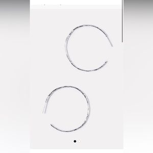 Gorjana Tanner Silver Hoop Earrings